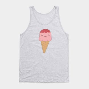 Kawaii and cute ice cream cone t-shirt Tank Top